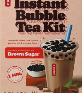 Brown Sugar instant bubble tea kit