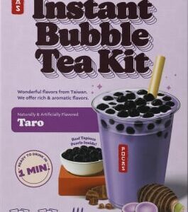 Taro instant bubble tea kit